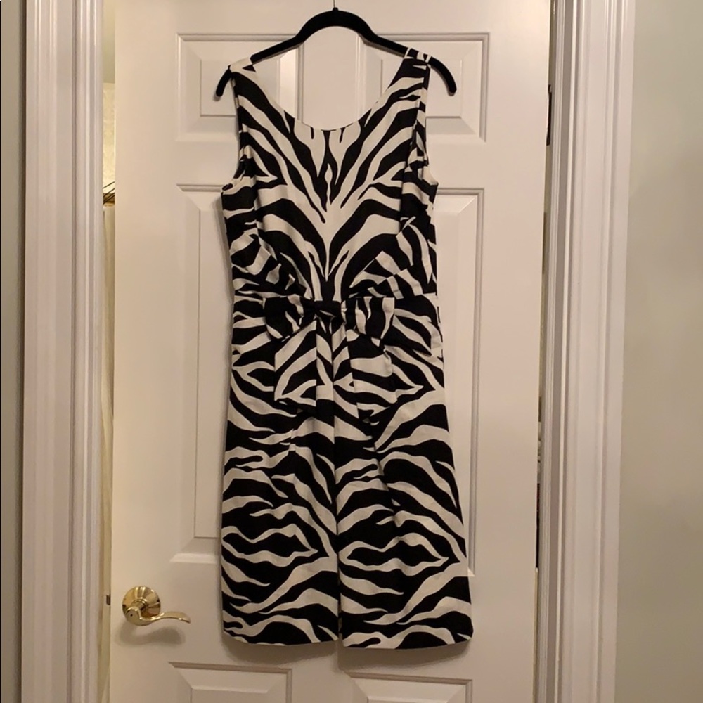 Kate Spade size 8 zebra print dress